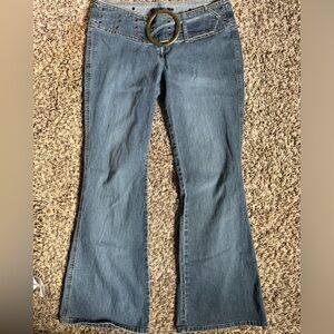 Angles high waisted flared Jeans